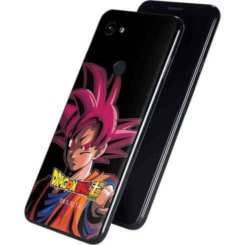 Dragon Ball Super Goku Portrait Super Sayan 4 Google Pixel 3a Skin